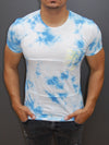 Y&R Men Tie Dyed Pocket T-shirt - Blue
