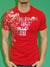 Silver Graffiti T-shirt  - Red RE1B
