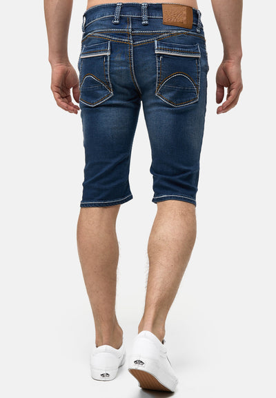 Aska Denim Shorts - Blue X107A