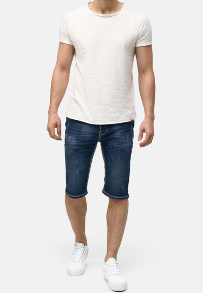 Aska Denim Shorts - Blue X107A