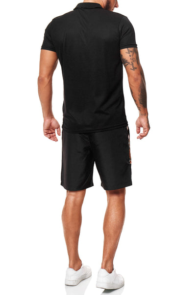 Galu Shirt + Short  Ensemble - Black X60