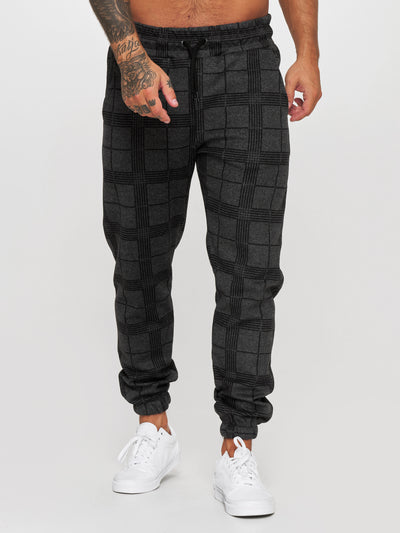 Balo Plaid Sweatpants Joggers - Dark Gray X73A