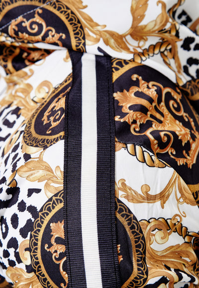 Boss Cheetah Hoodie TrackSuit - White X89A