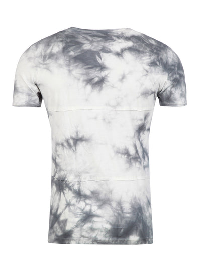 Y&R Men Tie Dyed Pocket T-shirt - Gray