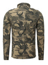 Y&R Men Stylish Camouflage Mid Length Jacket