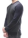 E1 Men Stylish Reptile Sweater - Black - FASH STOP