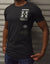 N&R Men Stitch Badges T-shirt - Black