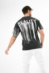 Reality Graphic T-Shirt - Washed Black E24A