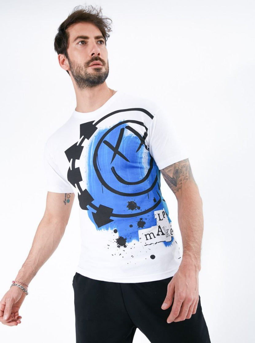 Ronk Graphic T-Shirt - White E26D