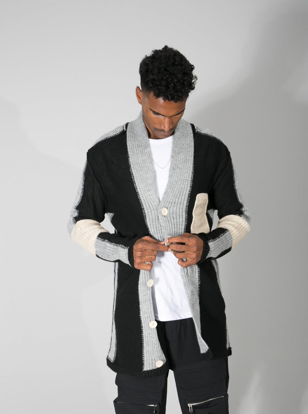 Pank Long Sweater - Black E41A