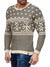 K&D Men Stylish Snow Pullover Sweater - Beige - FASH STOP