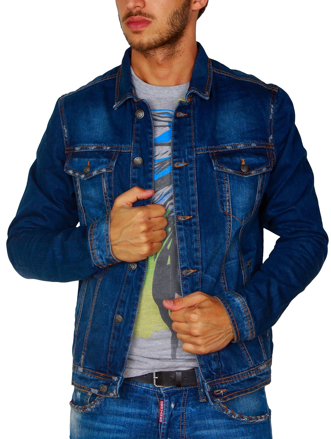Buy Campus Sutra Men Solid Full Sleeve Stylish Casual Denim Jacket Online  at Best Prices in India - JioMart.