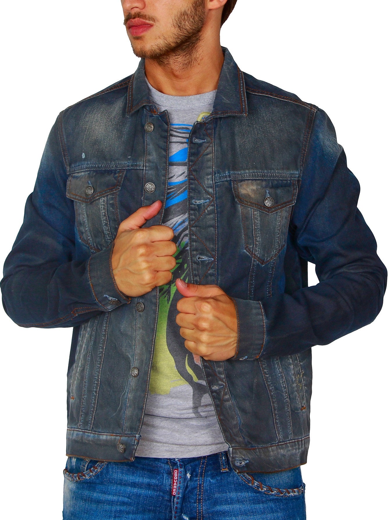 Super Stylish Light Blue Casual Wear Mens Denim Jackets at Best Price in  Delhi | Eyelish International Pvt. Ltd.