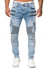 Araf Cargo Biker Jeans - Blue X0023 - FASH STOP