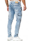 Araf Cargo Biker Jeans - Blue X0023 - FASH STOP