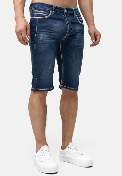 Aska Denim Shorts - Blue X107A