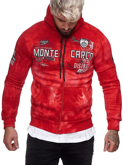 Monte Carlo Tie dye Hoodie - Red X70B