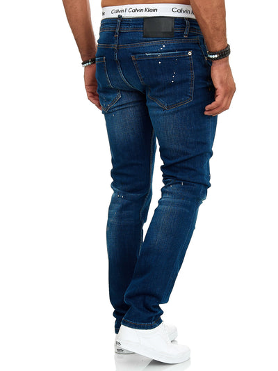 Rego Distressed Jeans - Blue X77