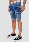 Araf Cargo Denim Shorts - Blue X81A
