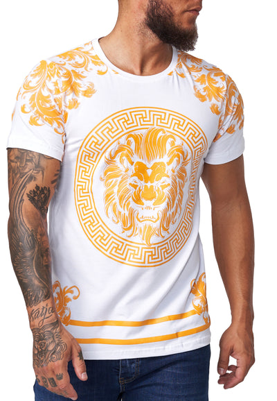 Ralion Graphic T-Shirt - White Gold  X85B