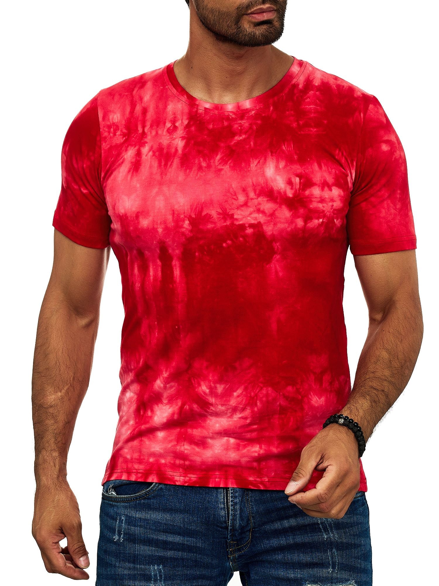 Flack Tie Dye T-Shirt - Red X90A