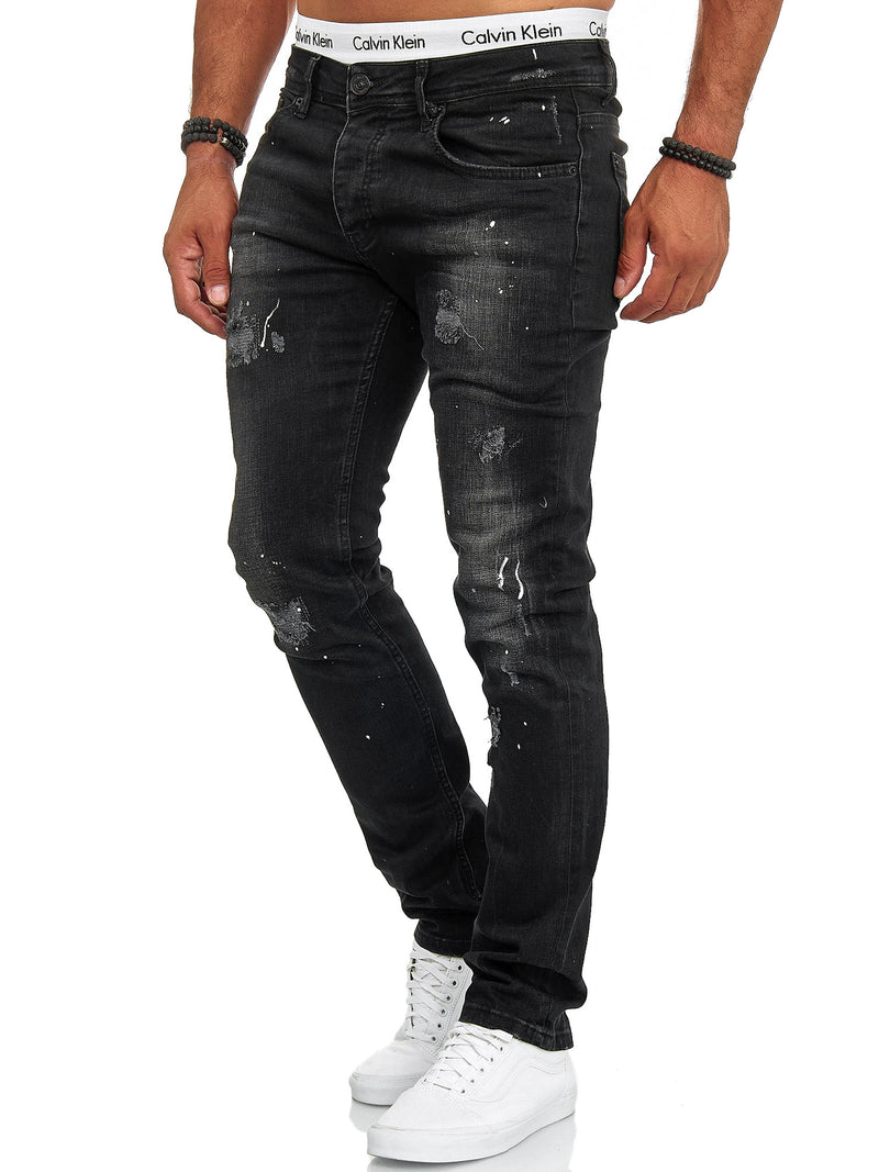 Seca Distressed Jeans - Back X91