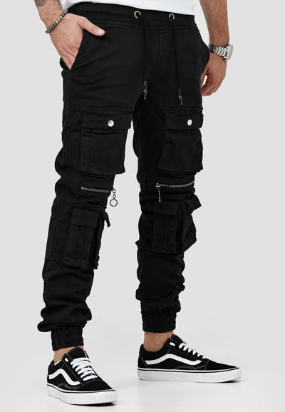 Super Cargo Pants - Black X95A