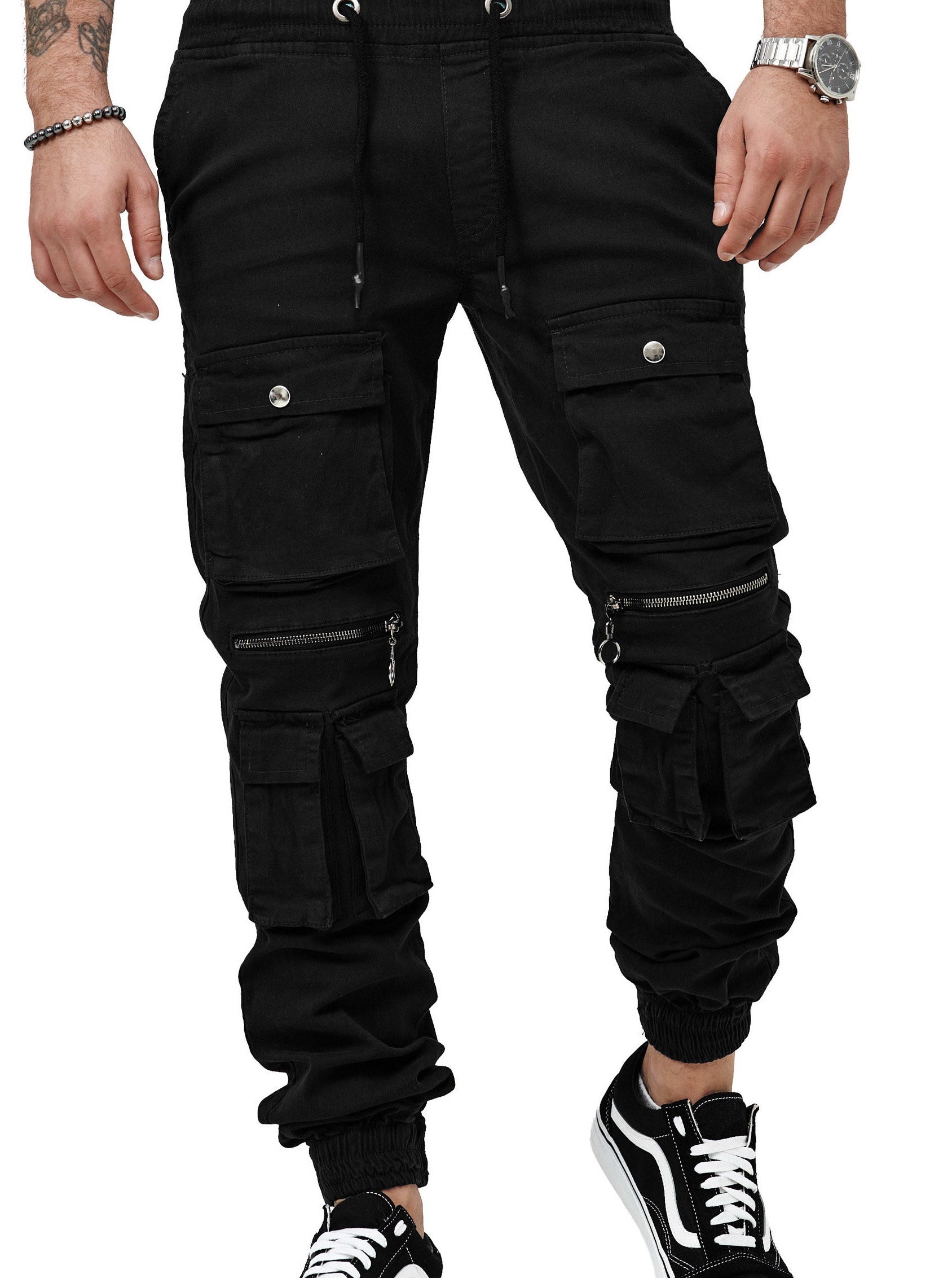Super Cargo Pants - Black X95A