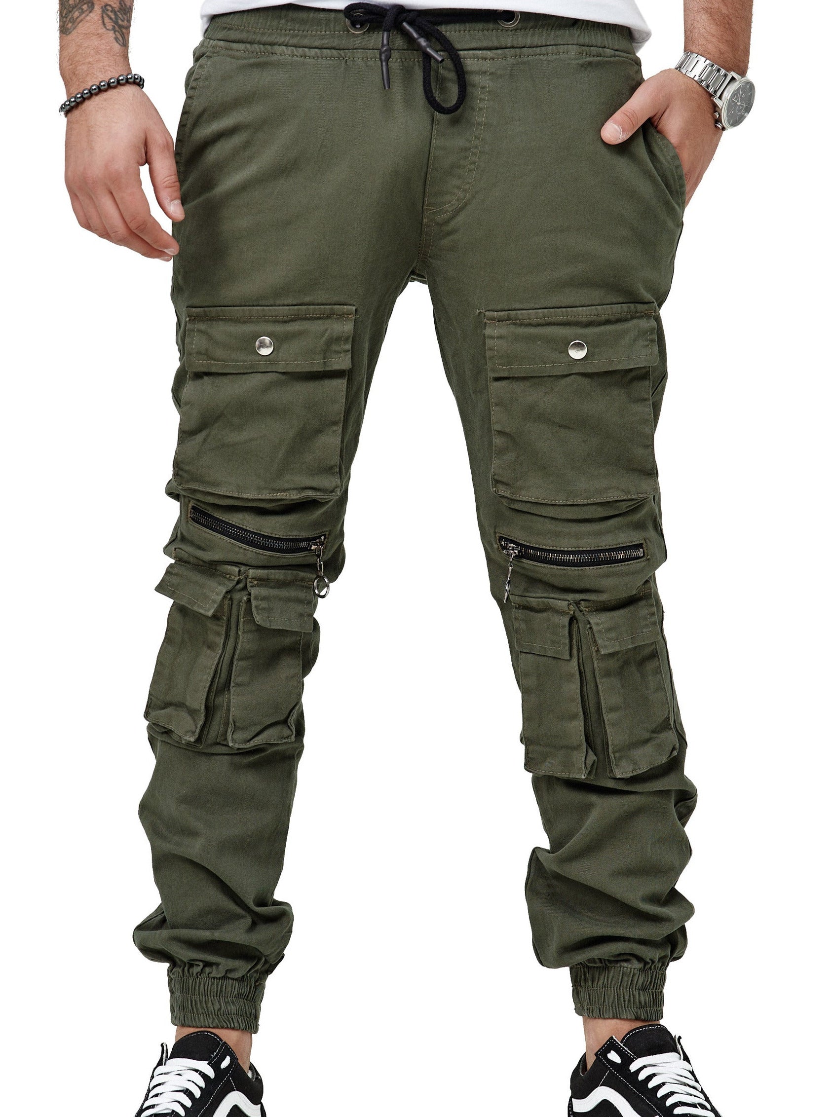 Super Cargo Pants - Army Green X95B