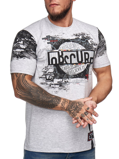 Obscure II Graphic T-Shirt - Gray  X98A