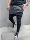 Mek Low Crotch Jeans - Black Gray Y12