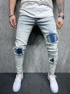 Blown Skinny Ripped Jeans - Washed Blue Y3