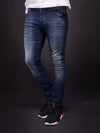 2Y Men Slim Fit Simlight Distressed Jeans - Blue - FASH STOP