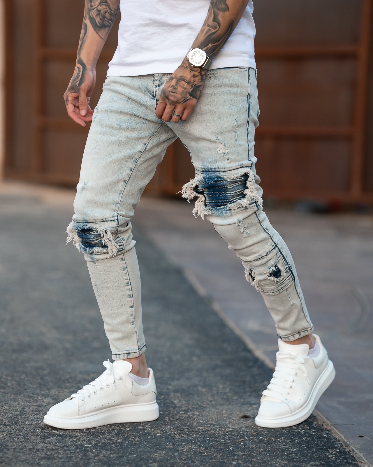 Men Rip Really Ripped Jeans For Men